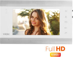  7" videomonitor alkalmazással és kapuvezérléssel (VD61FHDPMV/W)