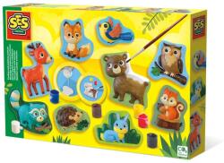 SES Gipszkiöntő - Erdei állatok Ajánlott 6-12 éves korig unisex [Cikkszám 13908]
