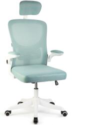 Bemada Irodai forgószék - karfával - fehér/kék - 58 x 48 / 50 x 50 cm, BMD1121 (BMD1121)