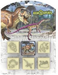 Retoys 5 db nyomda + nyomdapárna - Dinoszaurusz Ajánlott 3-10 éves korig unisex (02069)