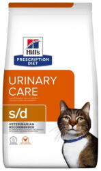 Hill's Hill's Prescription Diet száraz macskaeledel húgykő ellen s/d csirke 3kg