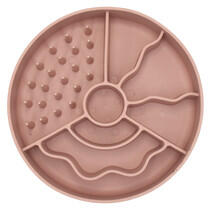 Fiboo Slow Fiboowl mini habzsolásgátló tál rózsaszín 15 cm