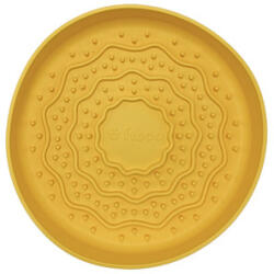 Fiboo Lick Fiboowl habzsolásgátló tál sárga 19cm