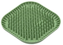 Fiboo Fiboowl Spiky licking mat zöld 19x19cm