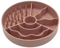 Fiboo Slow Fiboowl habzsolásgátló tál rózsaszín 19cm