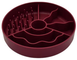 Fiboo Slow Fiboowl habzsolásgátló tál burgundi 19cm