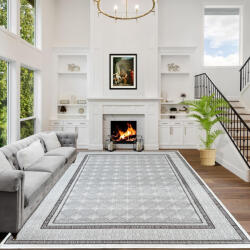  Modern Szőnyeg Porto Lux 5934 (Cream-Brown) 160x230cm Krém-Barna