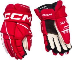 CCM Mănuși de hochei Tacks XF 80 Red/White Senior 13 inci