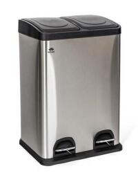 Brilanz Coș sortare deșeuri Brilanz Savery, 2 x 20 l, inox, 40 l Cos de gunoi