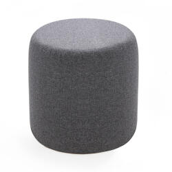 Atelier del Sofa Taburet Silindir Puf Antracit, antracit