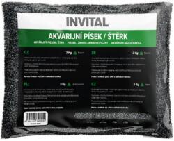 INVITAL Nisip de acvariu negru 0, 8-1, 2mm 3kg (IN2120)