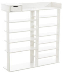 CLP Kristina cipőtartó fehér 109x100x30 cm 317137