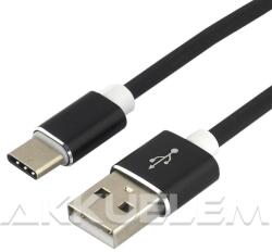 everActive USB-C kábel 3A 1 m FEKETE