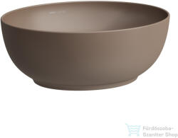 Laufen ILBAGNOALESSI 45x38 cm-es pultra ültethető mosdó kerámia lefolyószelep takaróval, caffe matt H8189751881121 (H8189751881121)