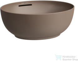 Laufen ILBAGNOALESSI 45x40, 5 cm-es pultra ültethető mosdó kerámia lefolyószelep takaróval, caffe matt H8189761881091 (H8189761881091)
