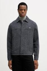 Guess dzseki gyapjúkeverékből HERRINGBONE szürke, átmeneti, M5BH88 KA680 - szürke XXL