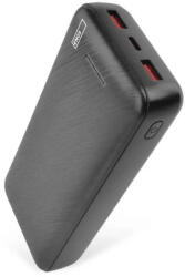 EMOS Powerbank 20000mAh 22, 5W LED kijelzővel fekete 1*USB-C 2*USB-A