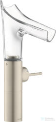 Hansgrohe AXOR STARCK V magasított mosdó csaptelep nem zárható leeresztővel, szálcsiszolt nikkel 12114820 (12114820)
