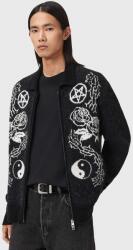 AllSaints kardigán alpaka keverékből fekete, M056KD - fekete M