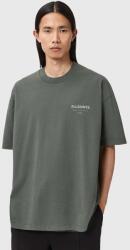 AllSaints pamut póló UNDERGROUND - zöld S - answear - 30 990 Ft