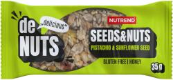 NUTREND Baton NUTREND DENUTS SEEDS + NUTS, 35 g, fistic + floarea-soarelui
