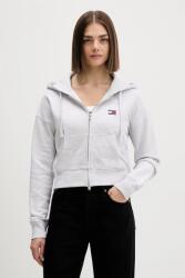 Tommy Hilfiger pamut melegítőfelső szürke, melange, kapucnis, DW0DW21976 - szürke XS