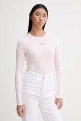 Tommy Hilfiger hosszú ujjú - rózsaszín XS
