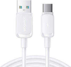 JOYROOM Cablu pentru incarcare si transfer de date Joyroom S-AC027A14, USB/USB-C, 3A, 1.2m, Alb (053848)