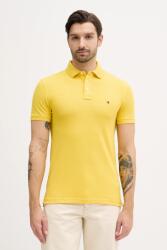 Tommy Hilfiger poló - sárga L - answear - 36 990 Ft