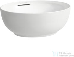 Laufen ILBAGNOALESSI 45x40, 5 cm-es pultra ültethető mosdó kerámia lefolyószelep takaróval, LCC bevonattal, fehér H8189764001091 (H8189764001091)