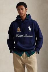 Ralph Lauren felső sötétkék, mintás, kapucnis, 710P03957 - sötétkék XXL