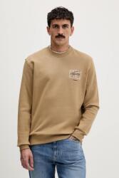 Tommy Hilfiger pamut melegítőfelső barna, nyomott mintás, DM0DM22366 - barna S