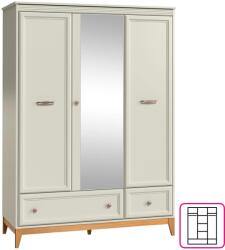 TEMPO KONDELA Dulap, caşmir crem/stejar, VENDY W-15