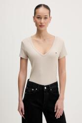 Tommy Jeans t-shirt - bézs XXS