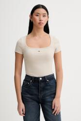Tommy Jeans t-shirt - bézs XS - answear - 17 990 Ft