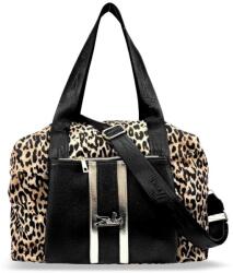 ZELLIA Női Sporttáska 24128 Párduc Mintás - Vízlepergetős - (ZLK-24128-82860257)