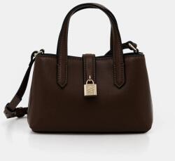 Karl Lagerfeld bőr táska K/AUTOGRAPH - barna Univerzális méret - answear - 80 990 Ft