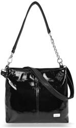 ZELLIA Női Válltáska Zvn25002 Fekete Lakk (ZLK-zvn25002-82251802)