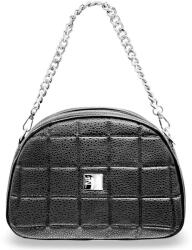 ZELLIA Női Oldaltáska Zvn22025 Fekete Lakk - P - (ZLK-zvn22025-86382595)