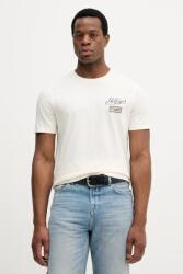 Tommy Hilfiger pamut póló - bézs M - answear - 20 990 Ft