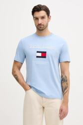 Tommy Hilfiger pamut póló - kék XL - answear - 24 990 Ft