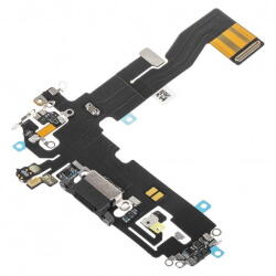 Aftermarket Piese si componente Banda cu Conector Incarcare - Microfon Apple iPhone 12 / 12 Pro, Negru (alim/iph12/n) - pcone