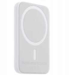 Apple iPhone Power Bank MagSafe 5000 mAh Mágneses Indukciós Gyorstöltővel, Lightning Kábellel Tölthető Fel