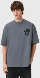 AllSaints pamut póló ORLANDO - szürke XS