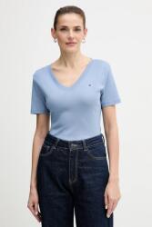 Tommy Hilfiger pamut póló - kék S - answear - 20 990 Ft