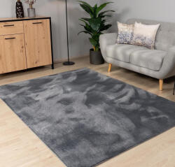  Modern Szőnyeg Puha Olívia (Dark Grey) 80x150cm Sötét Szürke