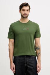 Tommy Hilfiger pamut póló - zöld S - answear - 17 990 Ft