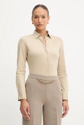 HUGO BOSS pamut ing galléros, bézs, regular, 50543691 - bézs 34