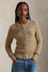 Ralph Lauren pamut kardigán - barna XS