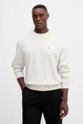 Calvin Klein pamut melegítőfelső bézs, sima, LV04RC296G - bézs S